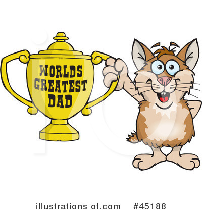 Royalty-Free (RF) Fathers Day Clipart Illustration by Dennis Holmes Designs - Stock Sample #45188