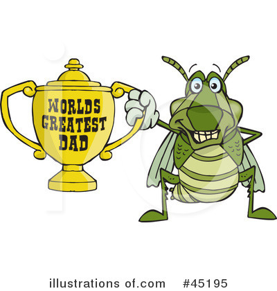 Grasshopper Clipart #45195 by Dennis Holmes Designs
