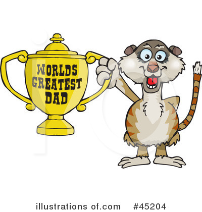 Royalty-Free (RF) Fathers Day Clipart Illustration by Dennis Holmes Designs - Stock Sample #45204