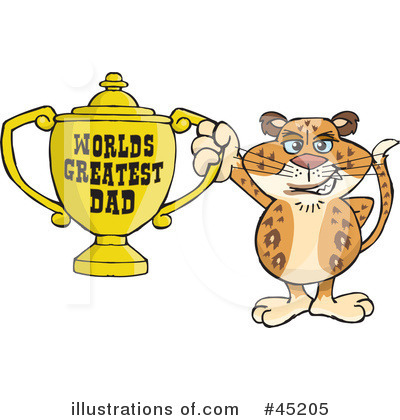 Royalty-Free (RF) Fathers Day Clipart Illustration by Dennis Holmes Designs - Stock Sample #45205