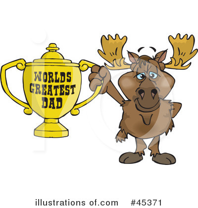 Royalty-Free (RF) Fathers Day Clipart Illustration by Dennis Holmes Designs - Stock Sample #45371
