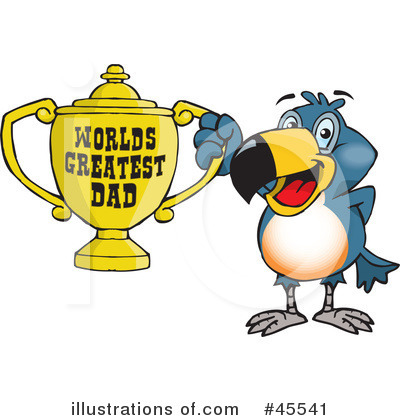 Royalty-Free (RF) Fathers Day Clipart Illustration by Dennis Holmes Designs - Stock Sample #45541
