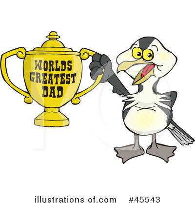 Royalty-Free (RF) Fathers Day Clipart Illustration by Dennis Holmes Designs - Stock Sample #45543