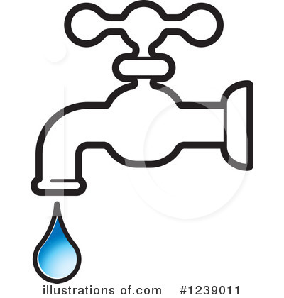 Royalty-Free (RF) Faucet Clipart Illustration by Lal Perera - Stock Sample #1239011