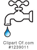 Faucet Clipart #1239011 by Lal Perera