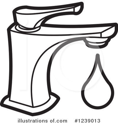Royalty-Free (RF) Faucet Clipart Illustration by Lal Perera - Stock Sample #1239013