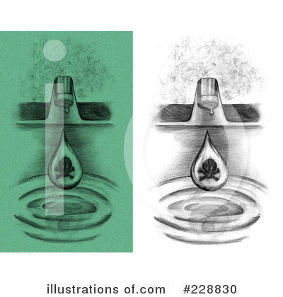 Royalty-Free (RF) Faucet Clipart Illustration by inkgraphics - Stock Sample #228830
