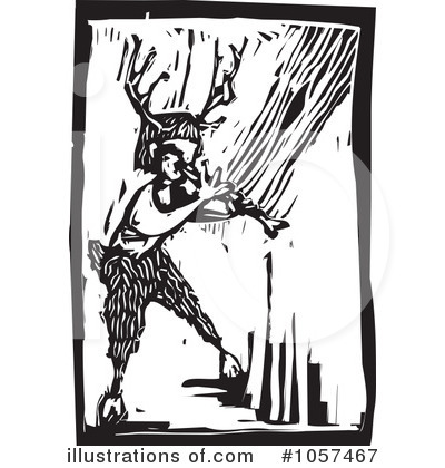 Royalty-Free (RF) Faun Clipart Illustration by xunantunich - Stock Sample #1057467