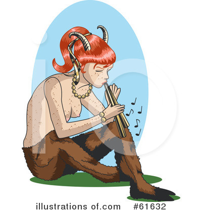Royalty-Free (RF) Faun Clipart Illustration by r formidable - Stock Sample #61632