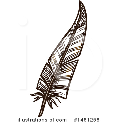 Royalty-Free (RF) Feather Clipart Illustration by Vector Tradition SM - Stock Sample #1461258