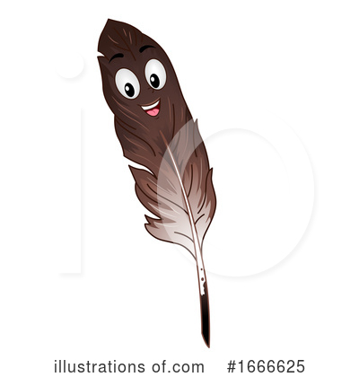 Royalty-Free (RF) Feather Clipart Illustration by BNP Design Studio - Stock Sample #1666625