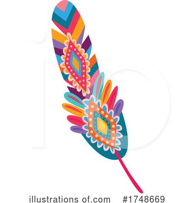 Royalty-Free (RF) Feather Clipart Illustration by Vector Tradition SM - Stock Sample #1748669