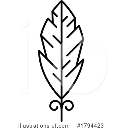 Feathers Clipart #1794423 by Vector Tradition SM