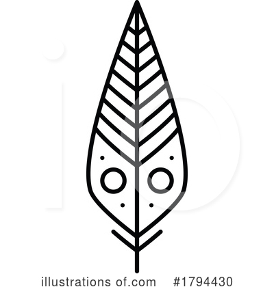 Royalty-Free (RF) Feather Clipart Illustration by Vector Tradition SM - Stock Sample #1794430