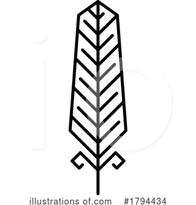 Feathers Clipart #1794434 by Vector Tradition SM