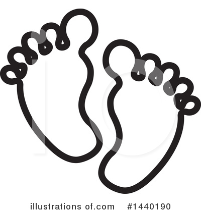 Royalty-Free (RF) Feet Clipart Illustration by ColorMagic - Stock Sample #1440190