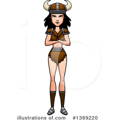 Royalty-Free (RF) Female Barbarian Clipart Illustration by Cory Thoman - Stock Sample #1389220