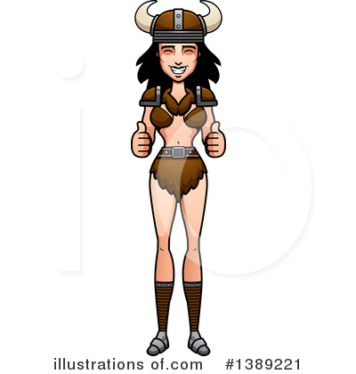 Royalty-Free (RF) Female Barbarian Clipart Illustration by Cory Thoman - Stock Sample #1389221