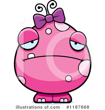 Royalty-Free (RF) Female Monster Clipart Illustration by Cory Thoman - Stock Sample #1187668
