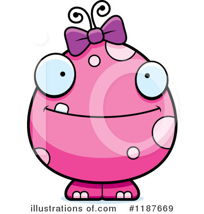 Female Monster Clipart #1187669 by Cory Thoman