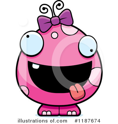 Royalty-Free (RF) Female Monster Clipart Illustration by Cory Thoman - Stock Sample #1187674