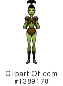 Female Orc Clipart #1389178 by Cory Thoman