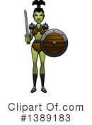 Female Orc Clipart #1389183 by Cory Thoman