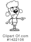 Female Poodle Clipart #1422106 by Cory Thoman