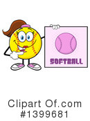 Female Softball Clipart #1399681 by Hit Toon