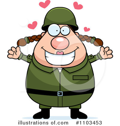 Female Soldier Clipart #1103453 by Cory Thoman