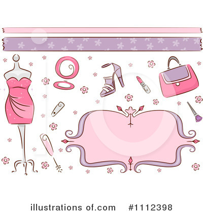 Royalty-Free (RF) Feminine Clipart Illustration by BNP Design Studio - Stock Sample #1112398