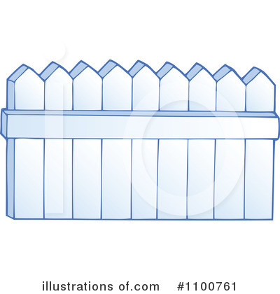 Royalty-Free (RF) Fence Clipart Illustration by visekart - Stock Sample #1100761