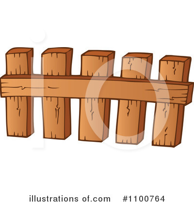 Royalty-Free (RF) Fence Clipart Illustration by visekart - Stock Sample #1100764
