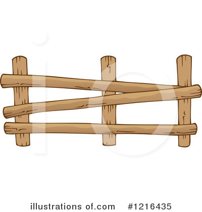 Royalty-Free (RF) Fence Clipart Illustration by visekart - Stock Sample #1216435