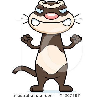Weasel Clipart #1207787 by Cory Thoman