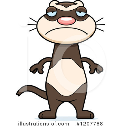 Ferret Clipart #1207788 by Cory Thoman
