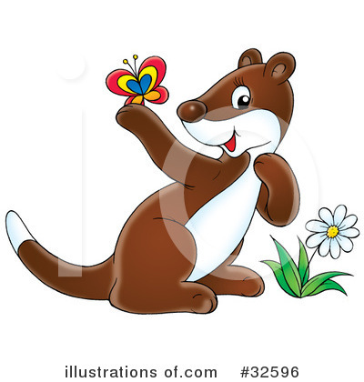 Royalty-Free (RF) Ferret Clipart Illustration by Alex Bannykh - Stock Sample #32596