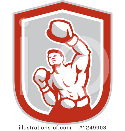 Royalty-Free (RF) Fighter Clipart Illustration by patrimonio - Stock Sample #1249908