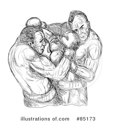 Royalty-Free (RF) Fighting Clipart Illustration by patrimonio - Stock Sample #85173