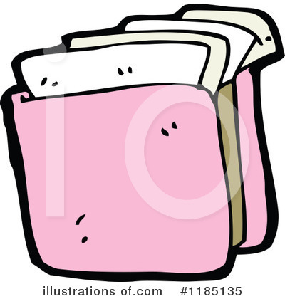 Royalty-Free (RF) File Folder Clipart Illustration by lineartestpilot - Stock Sample #1185135