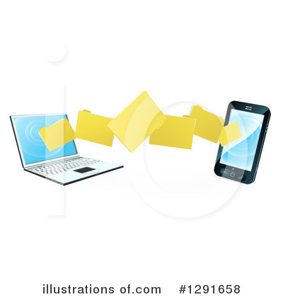 File Transfer Clipart #1291658 by AtStockIllustration
