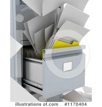 Filing Cabinet Clipart #1170404 by KJ Pargeter