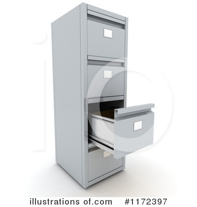 Filing Cabinet Clipart #1172397 by KJ Pargeter
