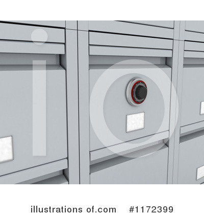 Royalty-Free (RF) Filing Cabinet Clipart Illustration by KJ Pargeter - Stock Sample #1172399