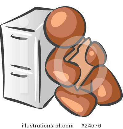 Filing Cabinet Clipart #24576 by Leo Blanchette