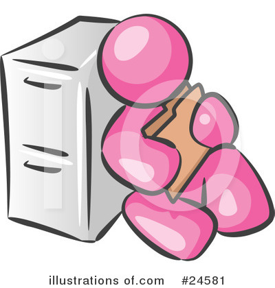 Filing Cabinet Clipart #24581 by Leo Blanchette