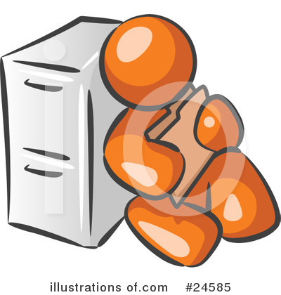Filing Cabinet Clipart #24585 by Leo Blanchette