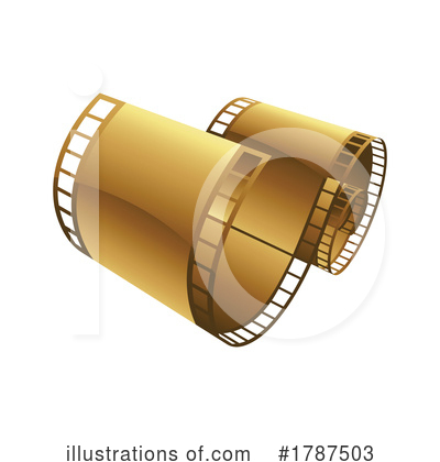 Royalty-Free (RF) Film Clipart Illustration by cidepix - Stock Sample #1787503
