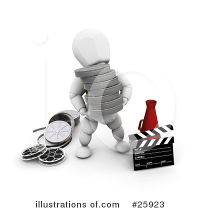 Clapperboard Clipart #25923 by KJ Pargeter