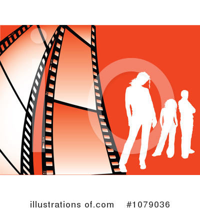 Royalty-Free (RF) Film Strip Clipart Illustration by KJ Pargeter - Stock Sample #1079036